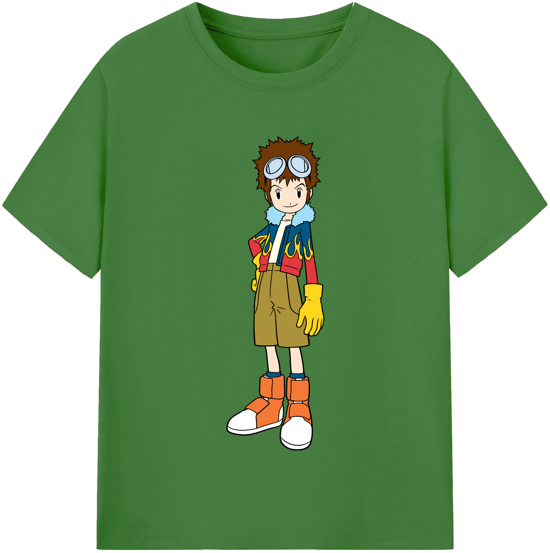 （画像用） Digimon デジタルモンスター/デジモン レディースカジュアルプリントTシャツ（綿100％）